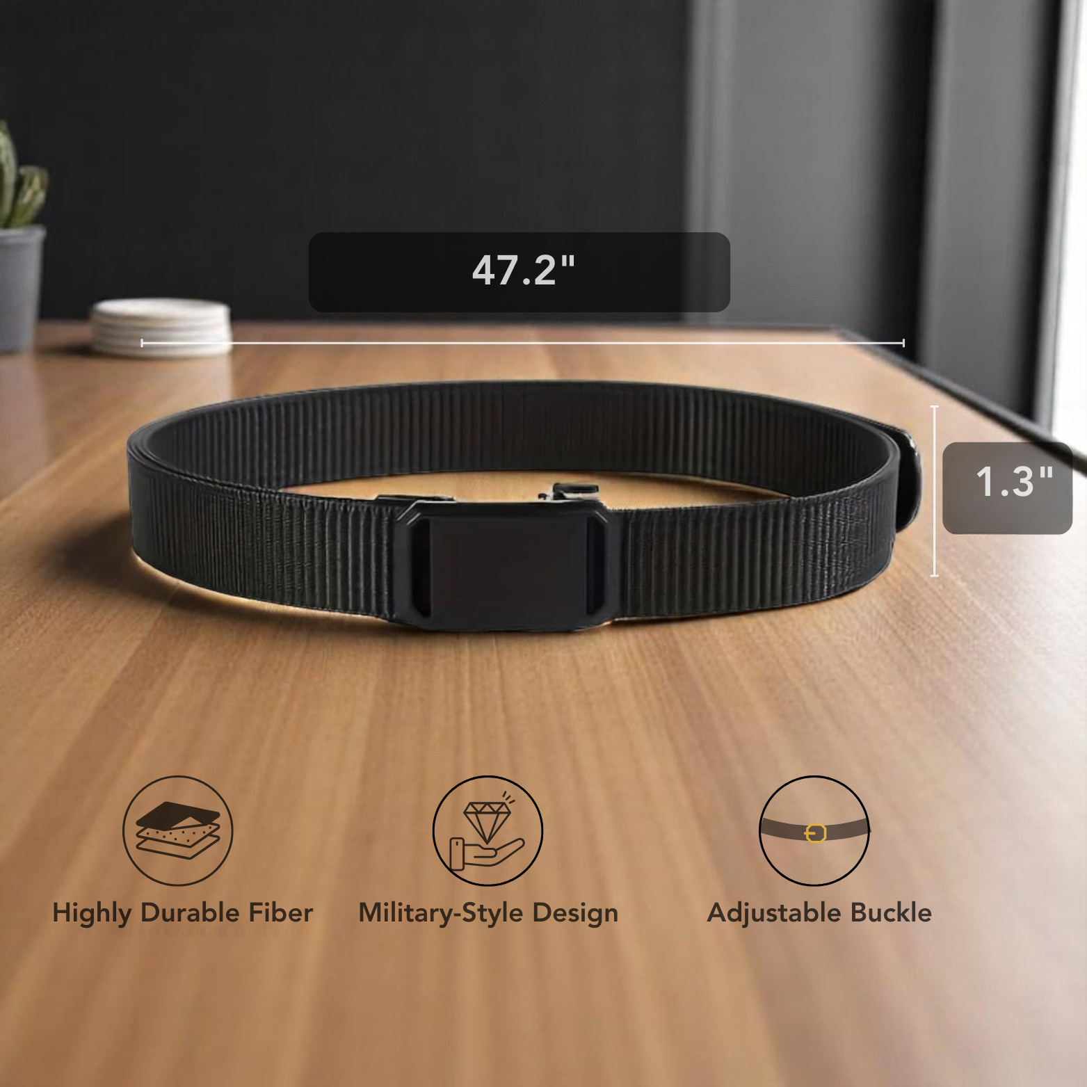 Men’s Tactical Belt Packaging Display – The Crew