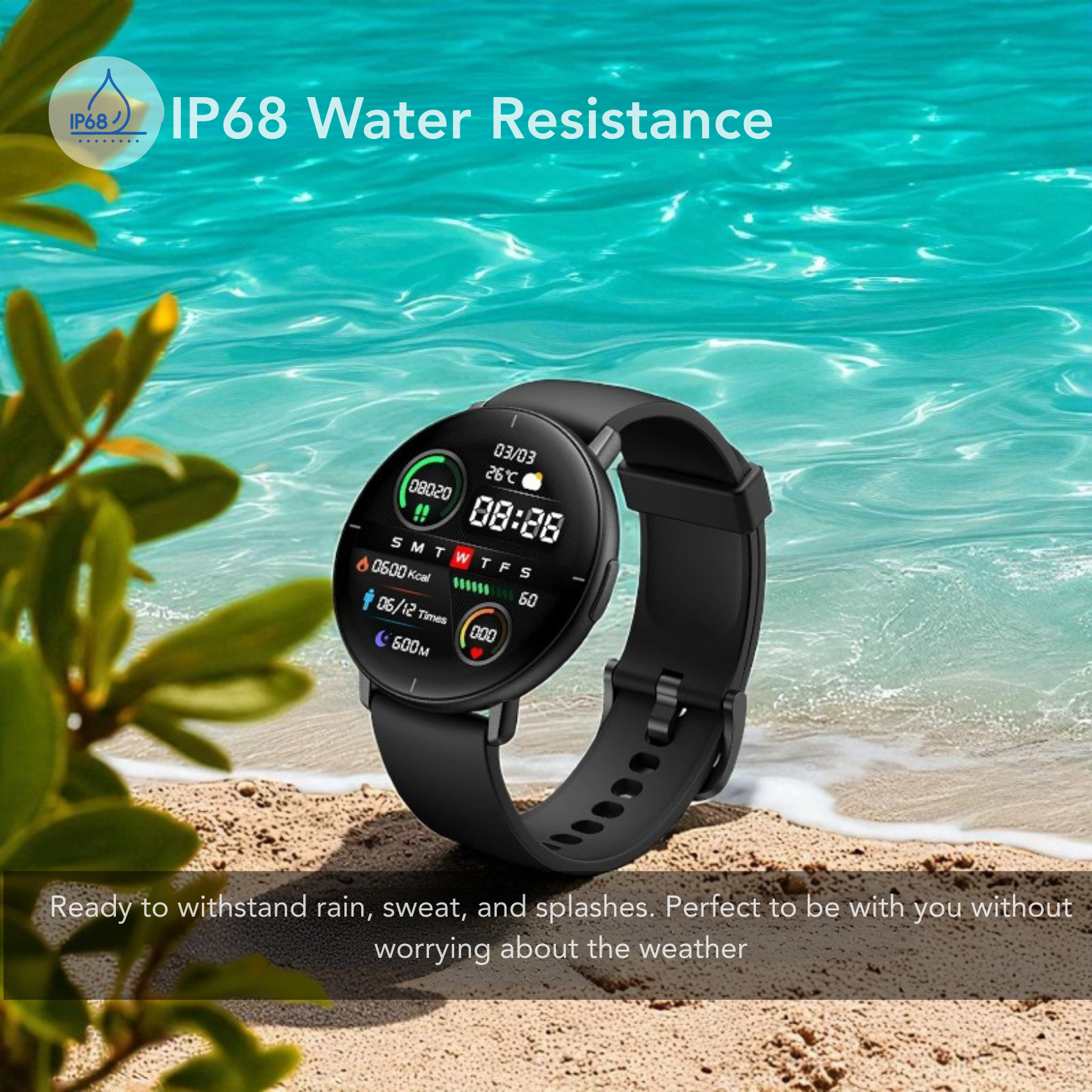 Mibro Lite smartwatch IP68 waterproof swimming – The Crew