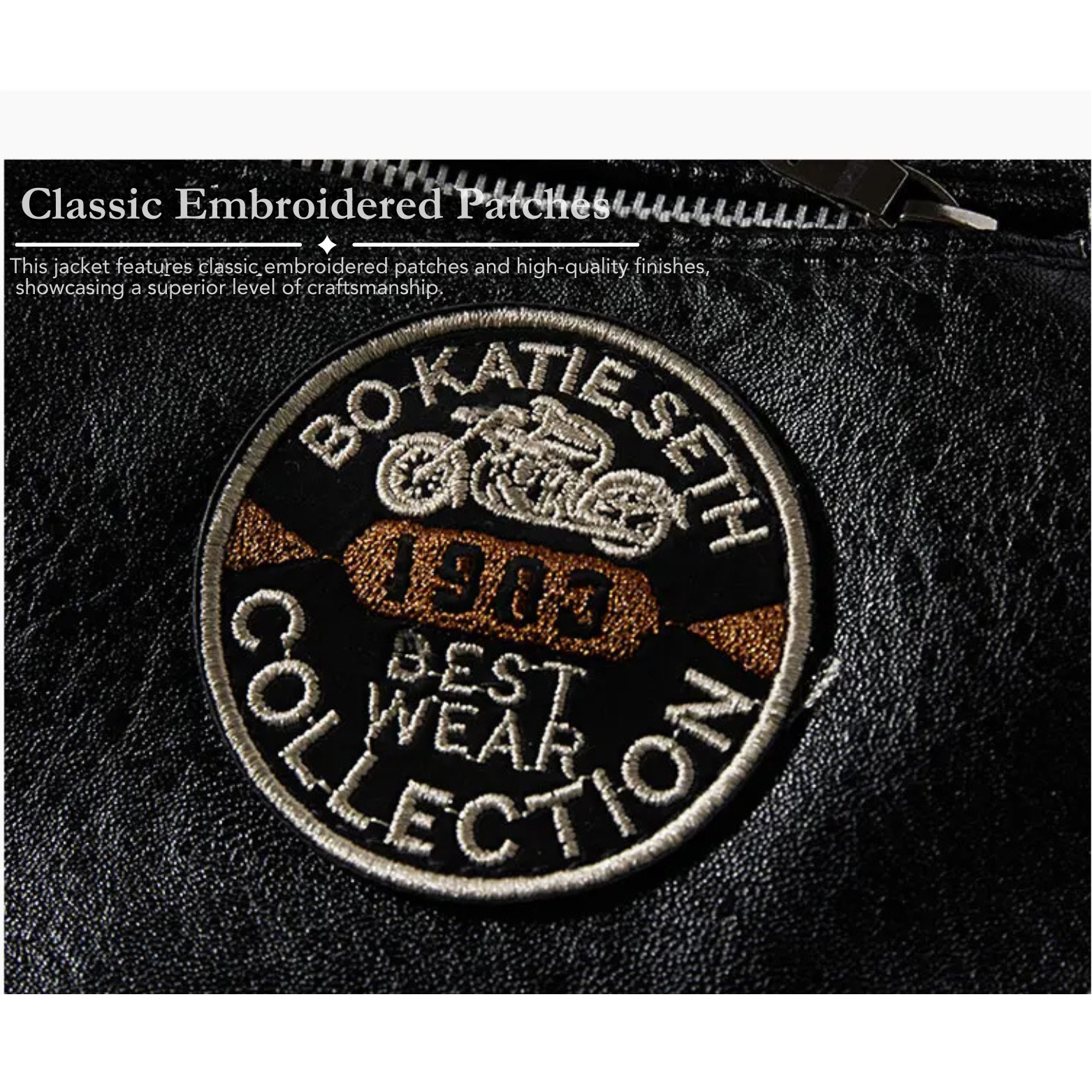 Vintage Design faux leather biker jackets – The Crew