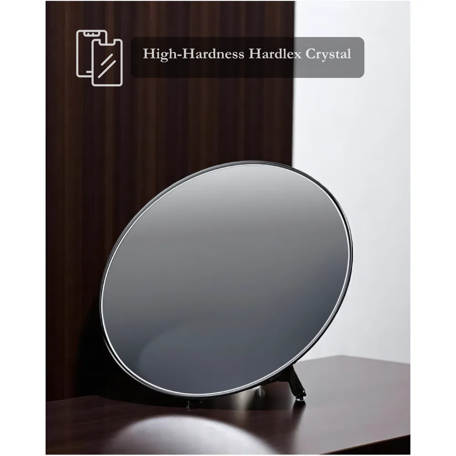 POEDAGAR 932 Leather Chronograph Hardlex Crystal Close Up – The Crew