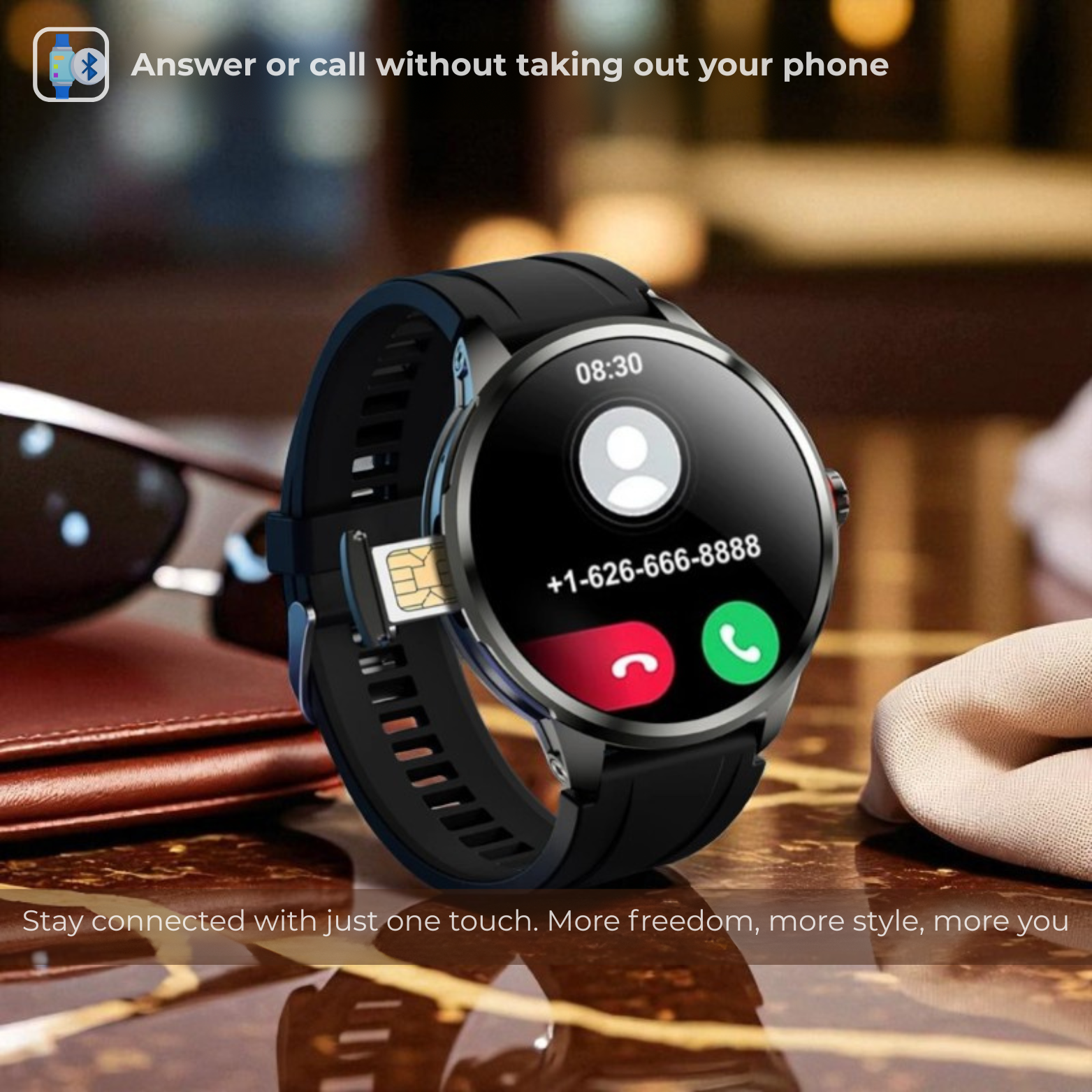 5G Smartwatch Wrist  Call Display – The Crew