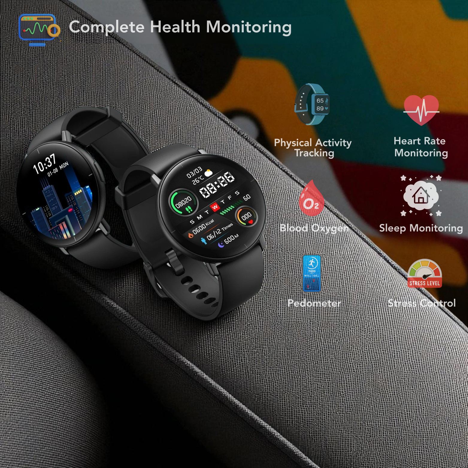 Mibro Lite smartwatch fitness tracking interface – The Crew