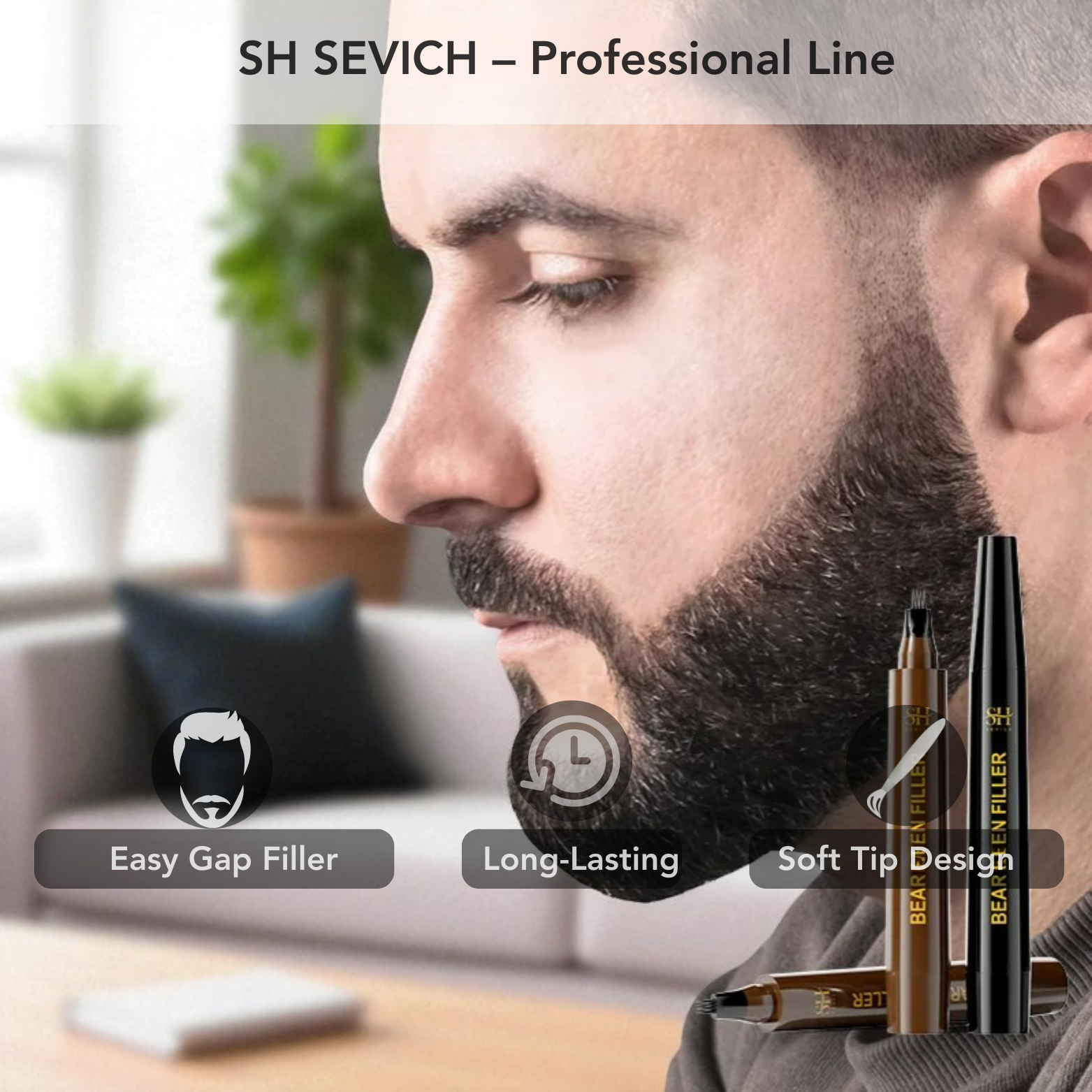 Natural beard shaping with waterproof filler pen – The Crew