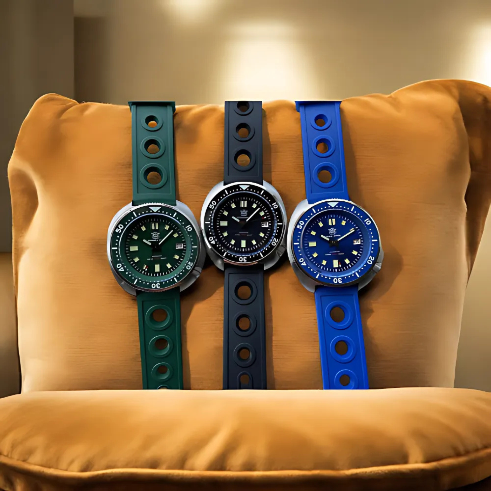 STEELDIVE SD1970 Color Strap Options Set – The Crew