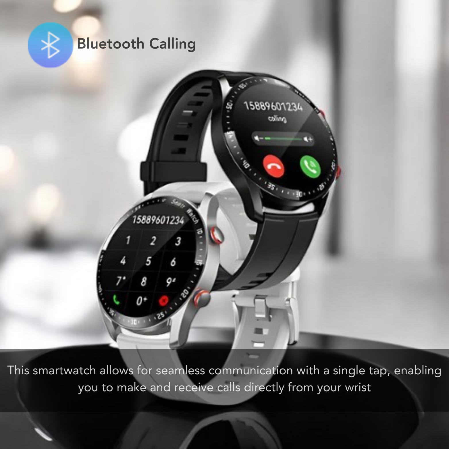 ECG Smartwatch Blood Oxygen Bluetooth Features – The Crew