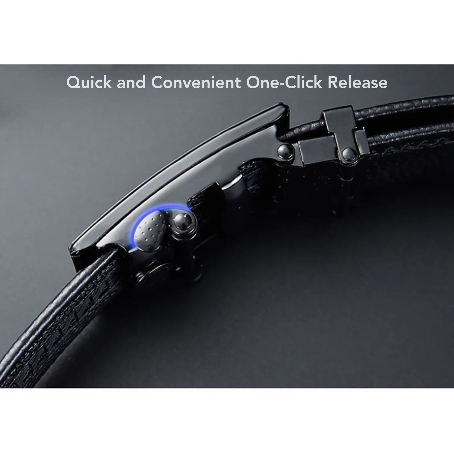 Men’s PU Leather Belt Comfort Adjustment – The Crew