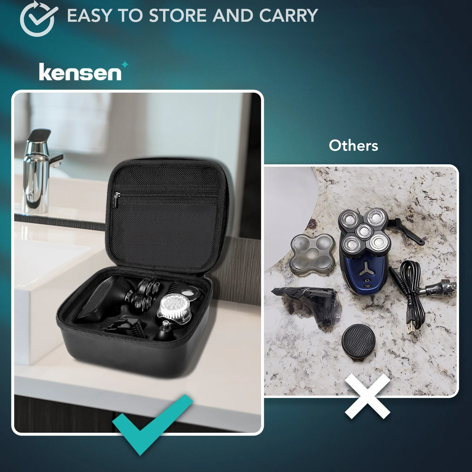 Kensen grooming kit storage case travel set – The Crew