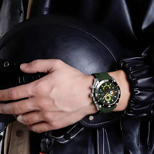 NAVIFORCE NF8038 Sport Chronograph Military Style Wrist – The Crew