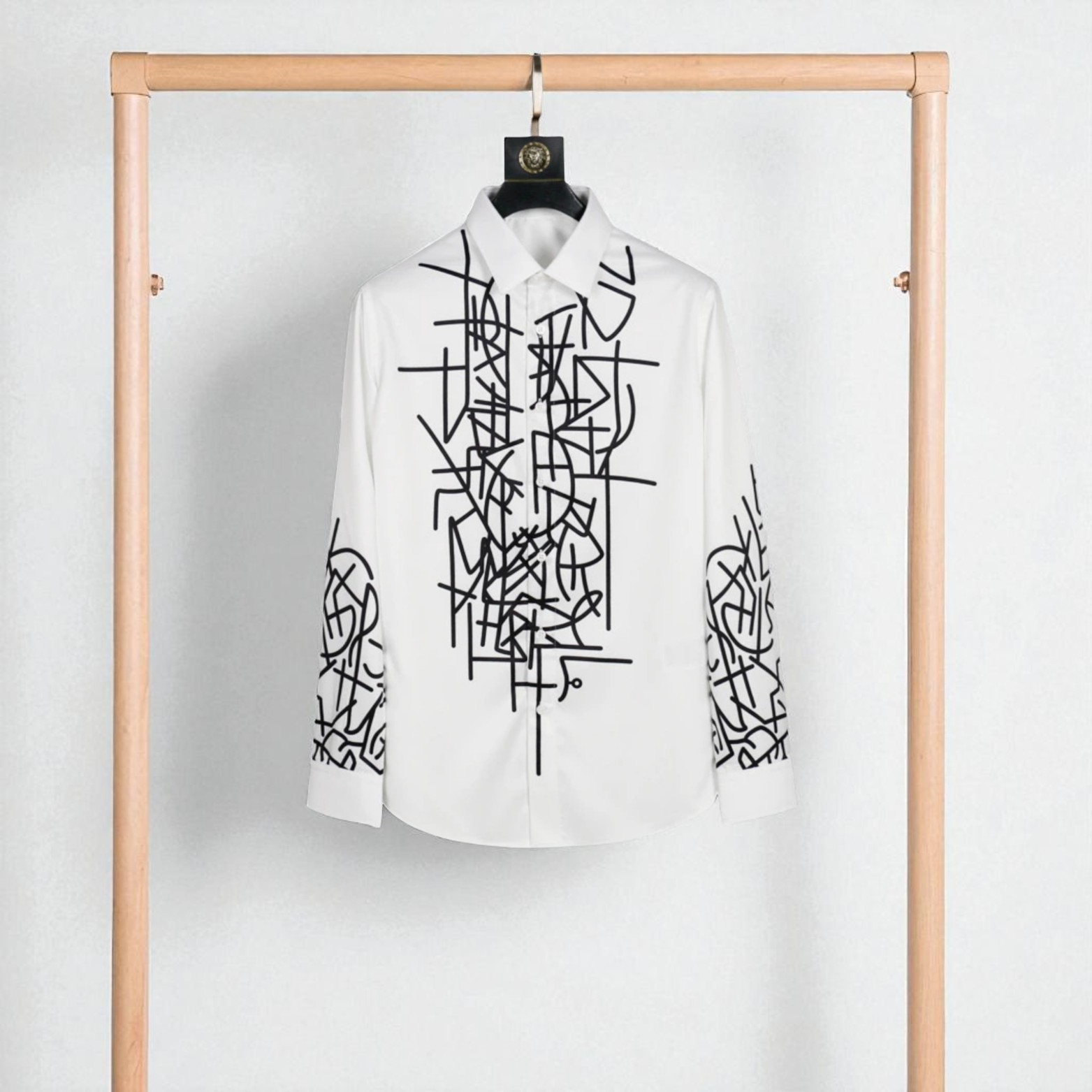 White 3D Print Shirt Men – The Crew