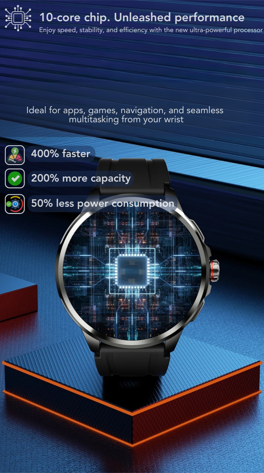 5G Smartwatch Charging Stand Display – The Crew