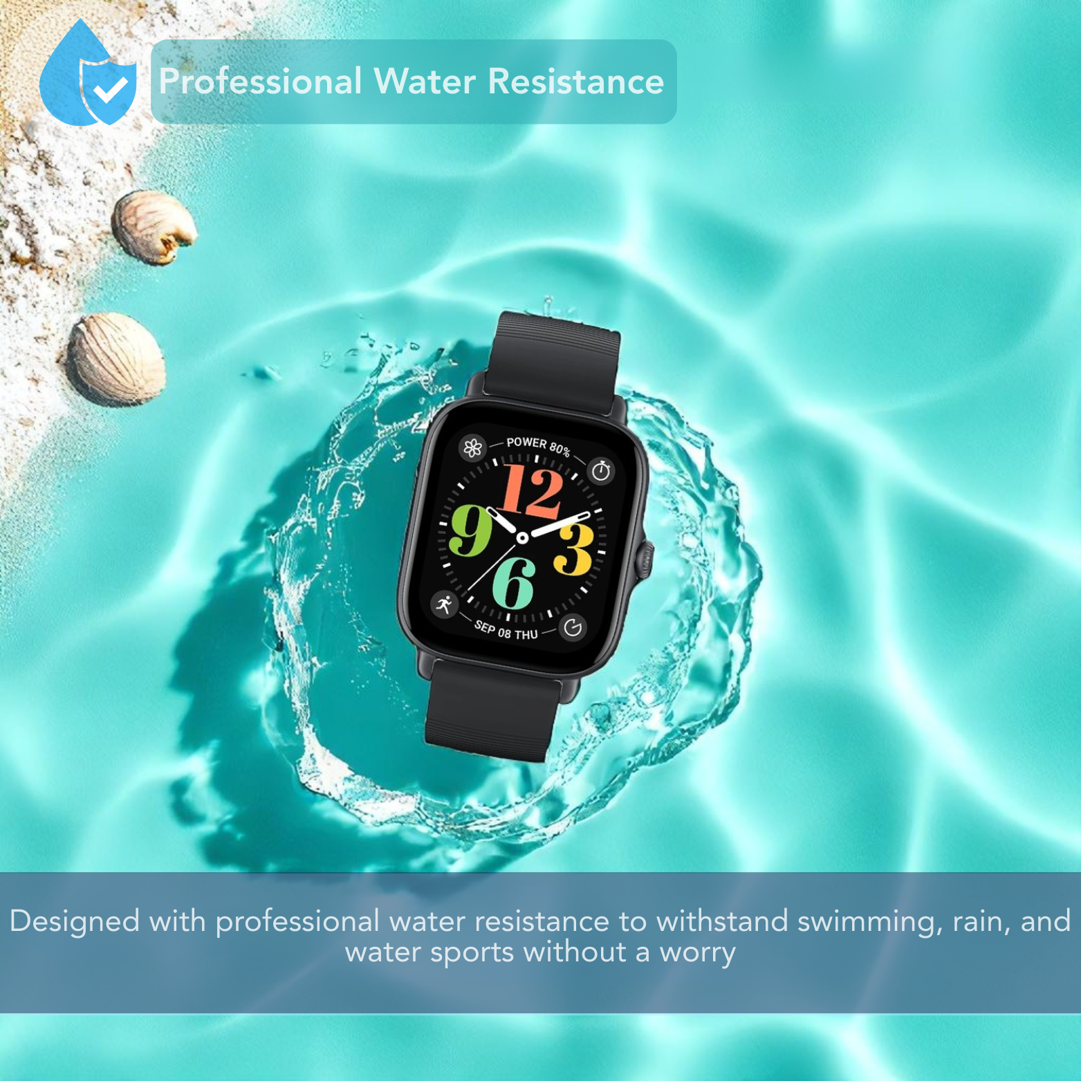 Amazfit GTS 4 Mini smartwatch waterproof swimming – The Crew