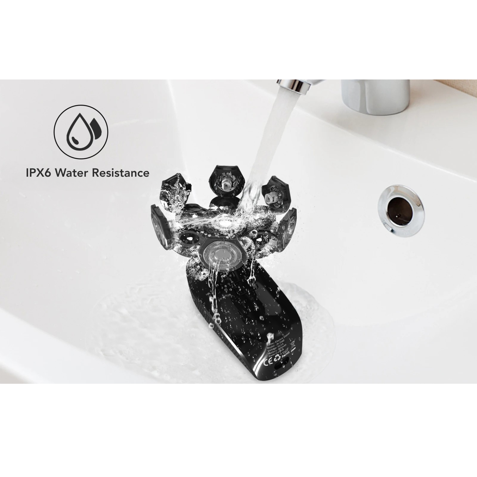 Kensen 7D electric shaver close up on table – The Crew