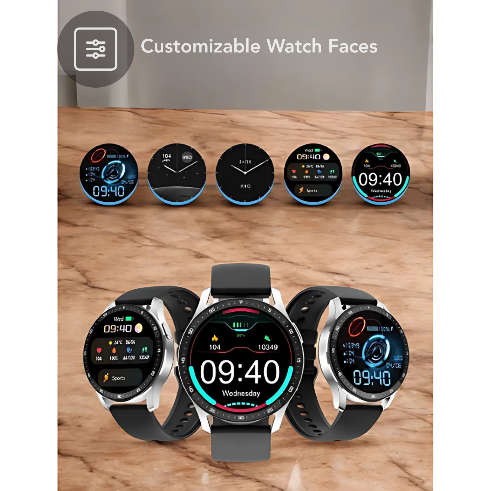 X7 Smartwatch Watch Faces – The Crew