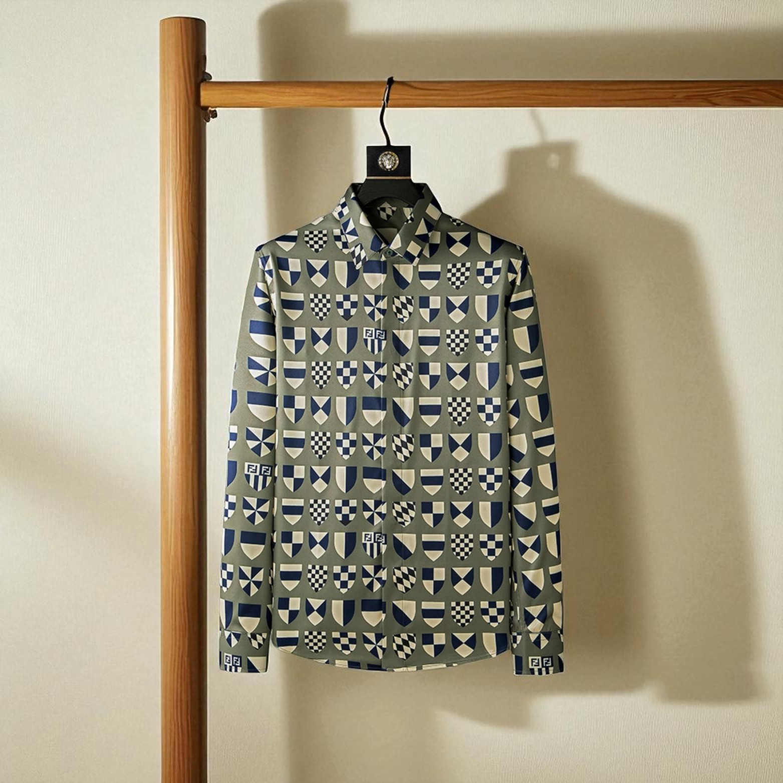 Green Gold 3D Print Slim Fit Shirt – The Crew