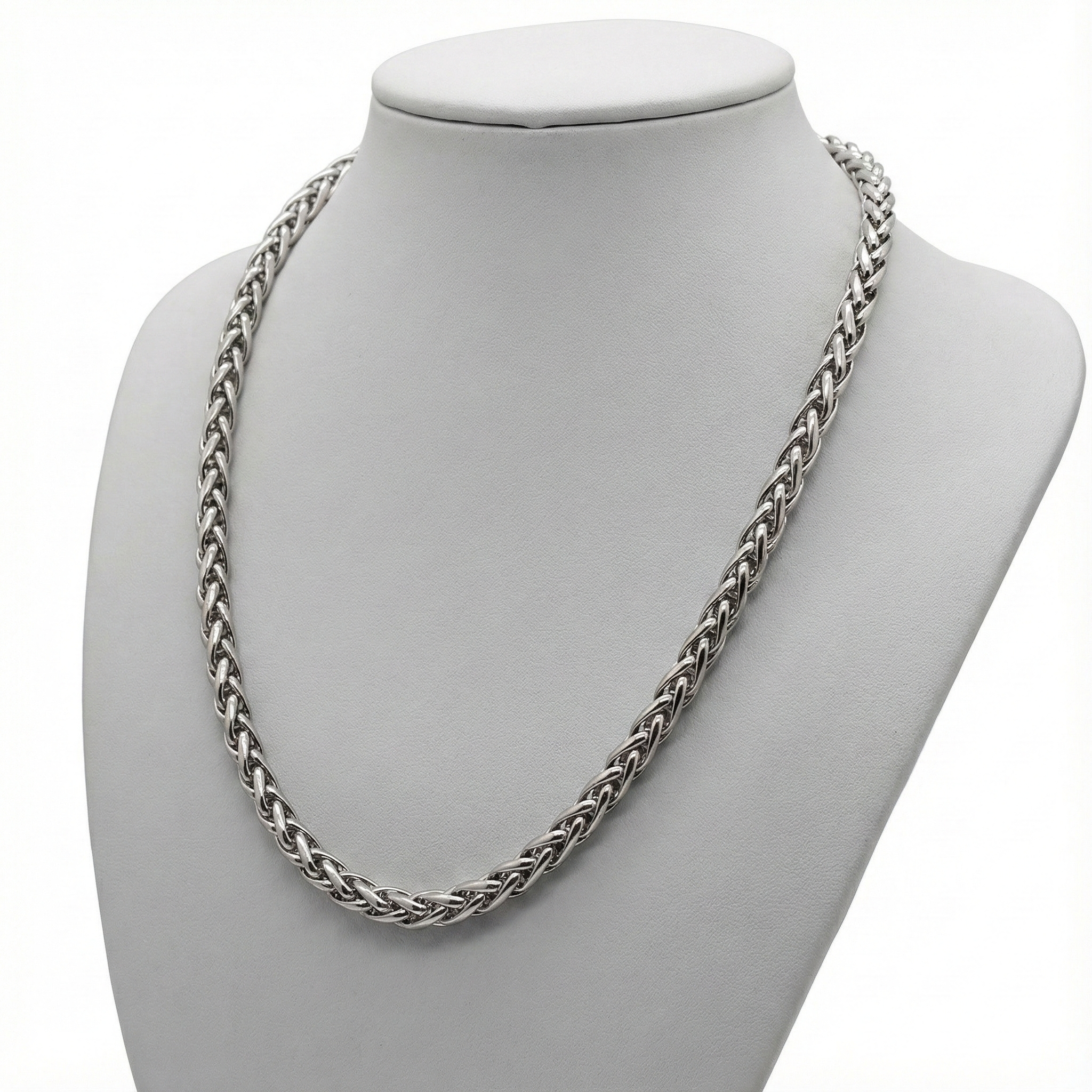 Men's Titan Twist Stainless Steel Chain Necklace