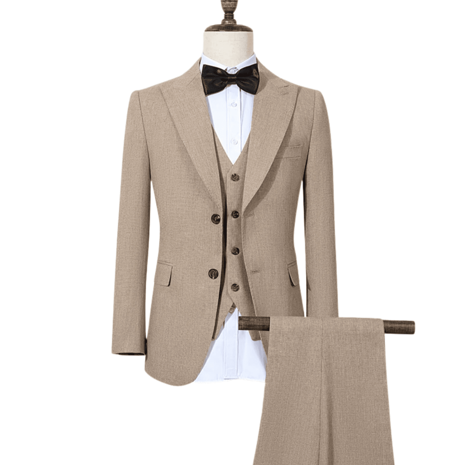 Men’s 3 - Piece Luxury Suit – Slim Fit Formal Style - The Crew