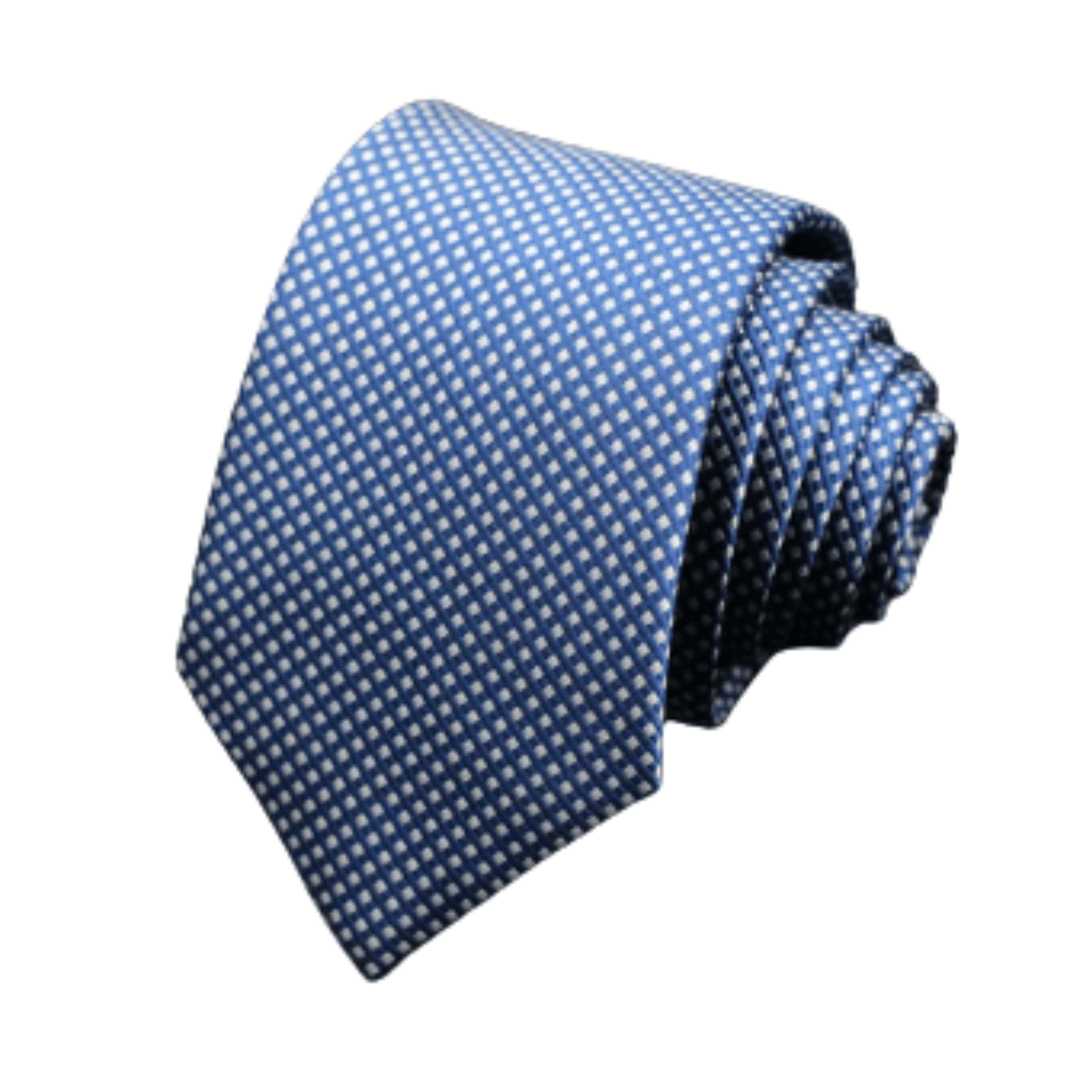 Men’s Floral & Polka Dot Necktie Set Blue Red Yellow - The Crew