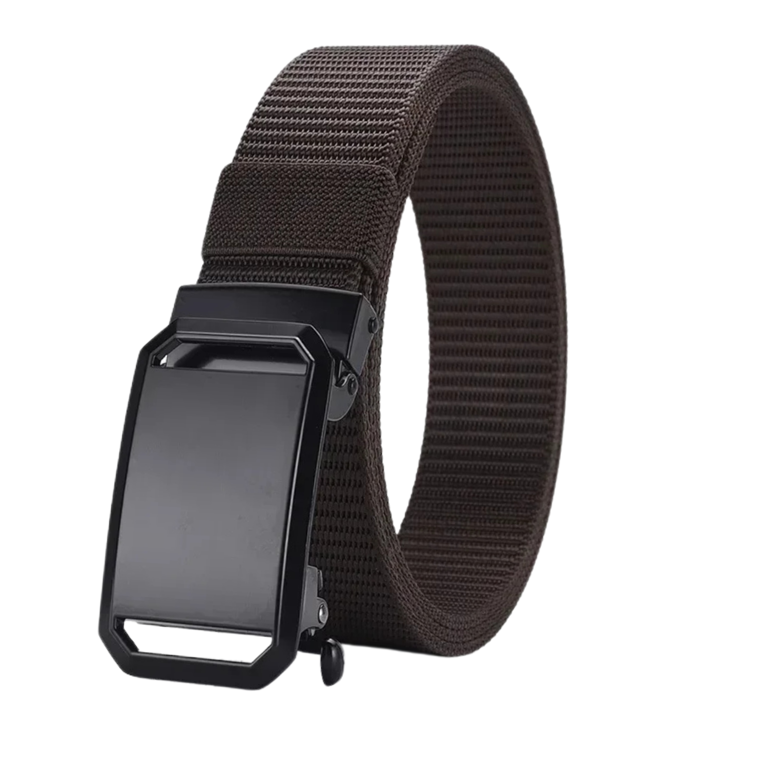 Men’s Brown Tactical Belt Automatic Buckle – The Crew