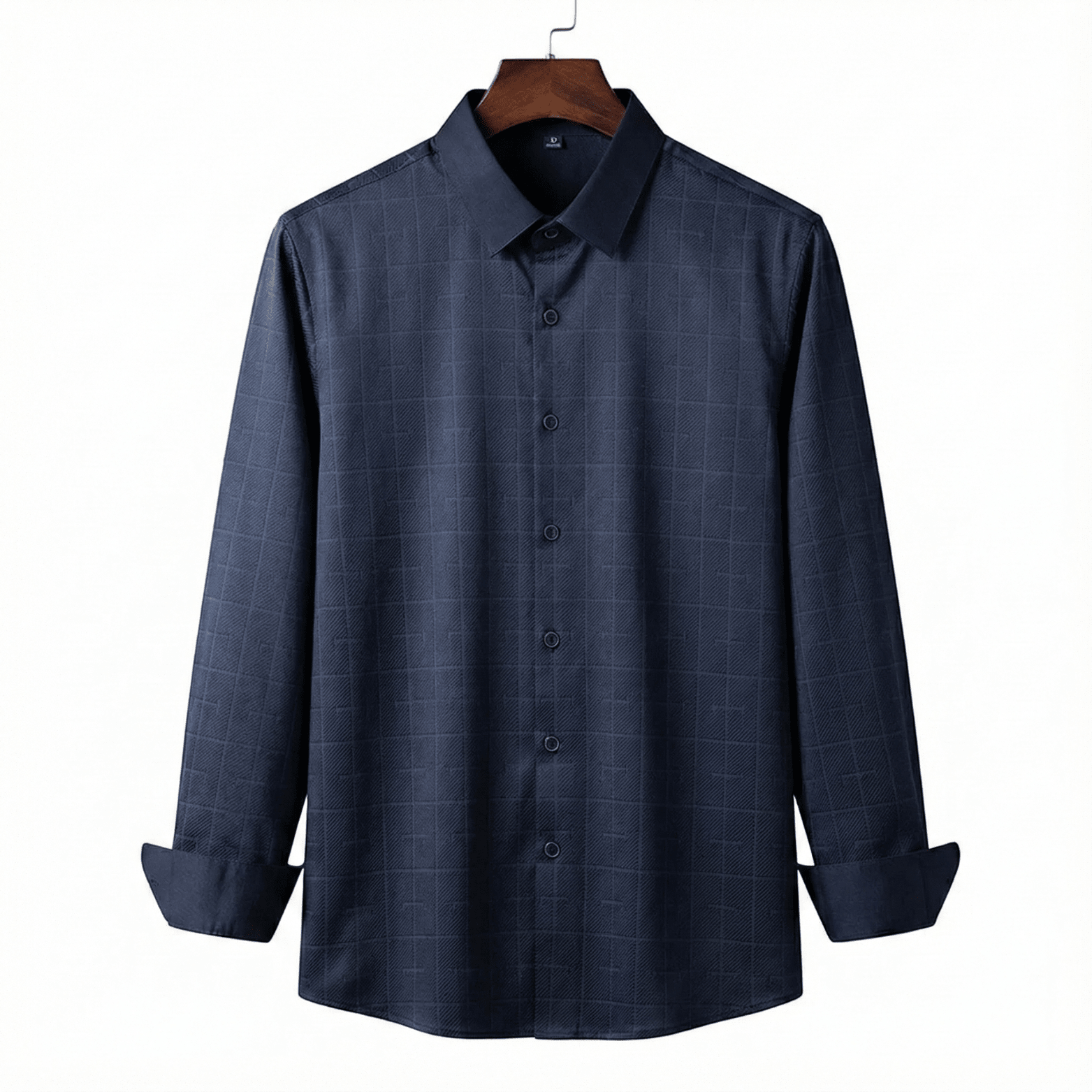 Men’s Mulberry Silk Plaid Shirt – Premium Casual Style - The Crew