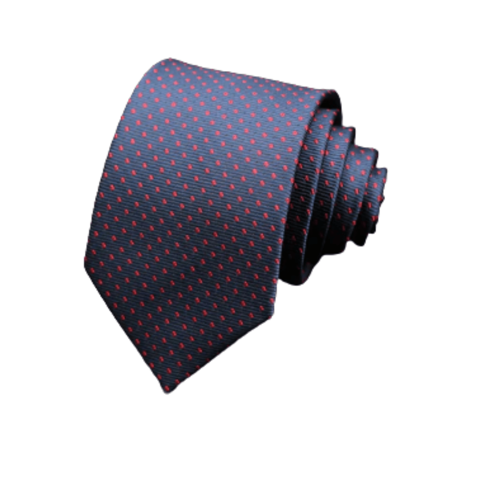 Men’s Floral & Polka Dot Necktie Set Blue Red Yellow - The Crew