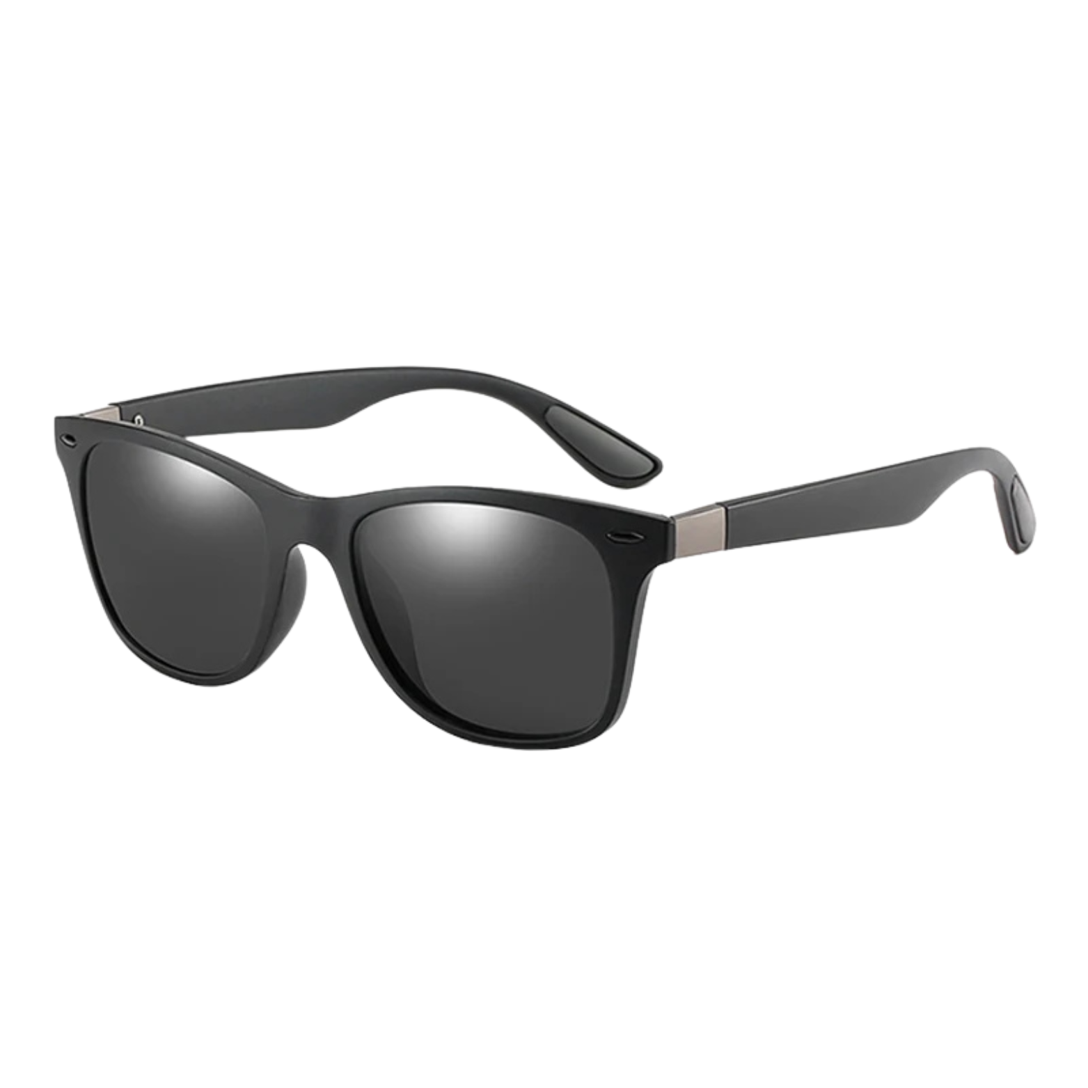 Men polarized sunglasses Black gradient lens – The Crew
