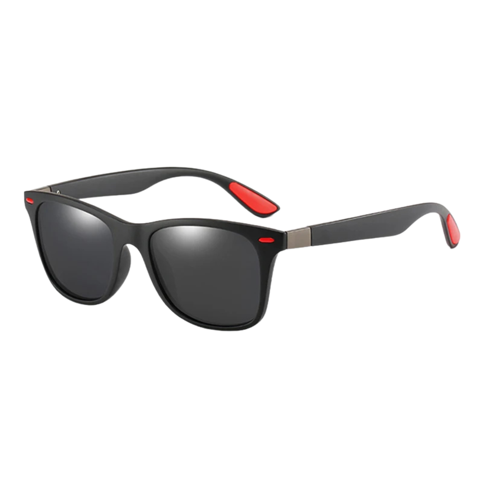 Men polarized sunglasses Black mirror lens – The Crew