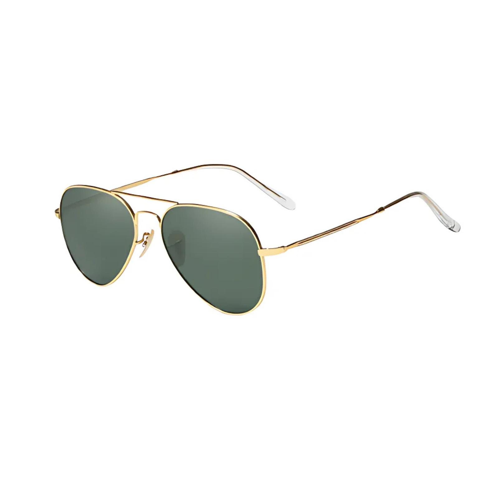 KINGSEVEN green lens aviator sunglasses UV400 – The Crew