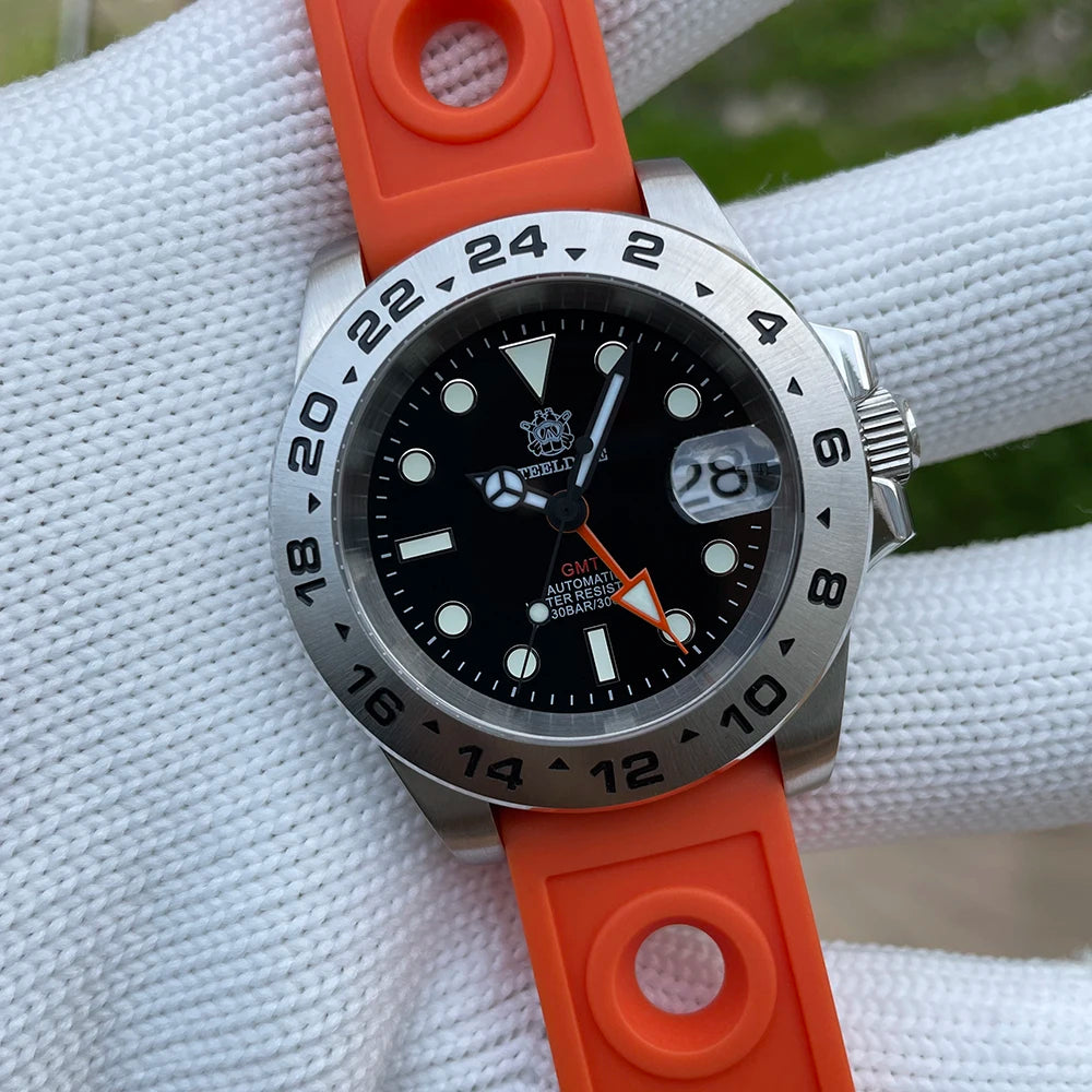 STEELDIVE SD1992 GMT Automatic Watch Durable Style | The Crew