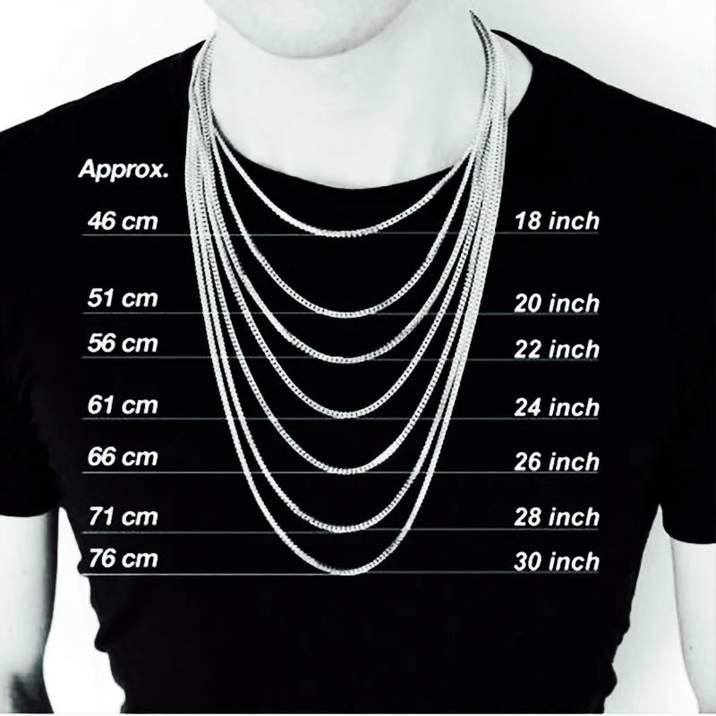 Chain thickness detail stainless steel necklace – The Crew