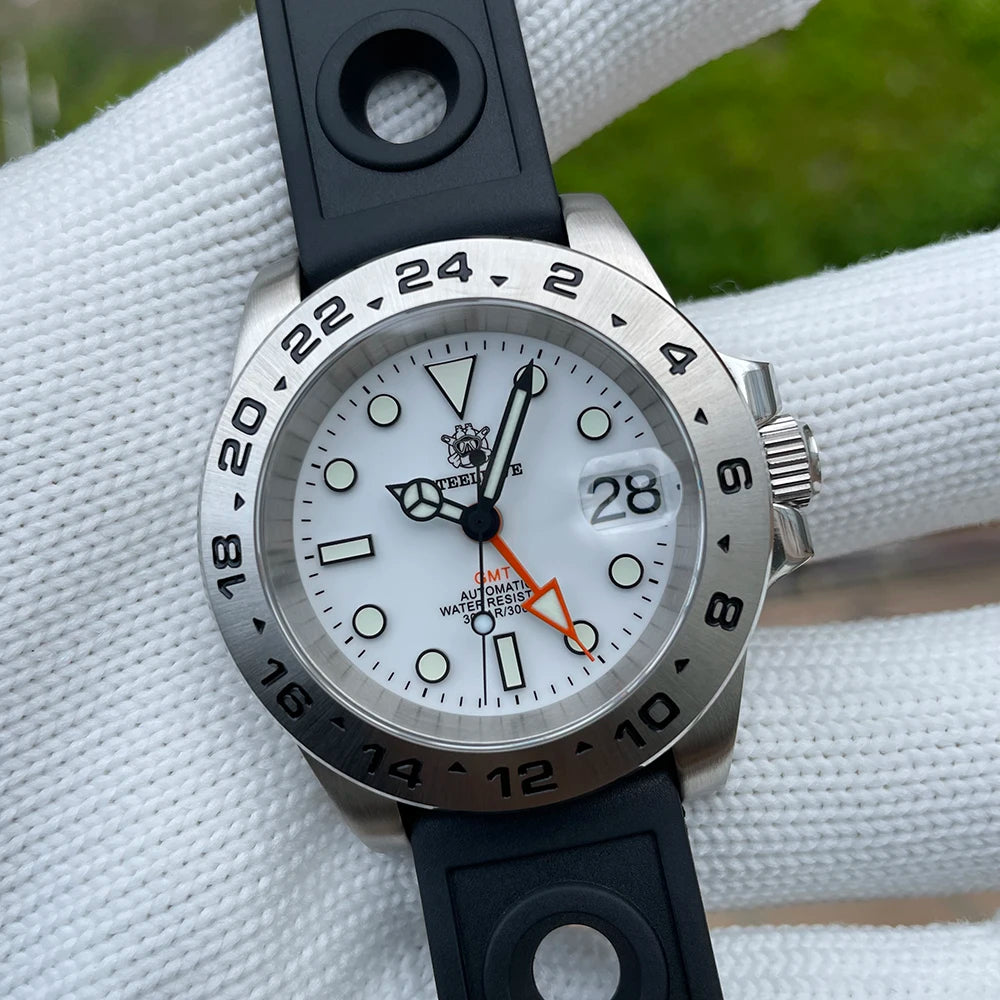 STEELDIVE SD1992 GMT Automatic Watch Durable Style | The Crew