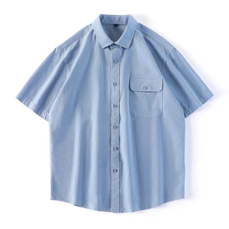 Men’s Japanese Cotton Casual Shirt – Lightweight Everyday Style - The Crew
