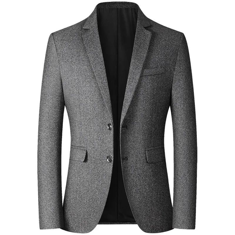 Gray men formal blazer modern slim silhouette – The Crew