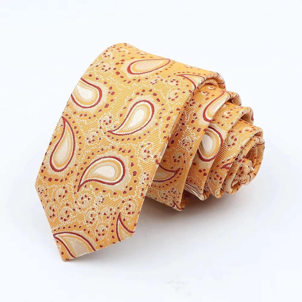 Men’s 6cm Floral Slim Tie - The Crew