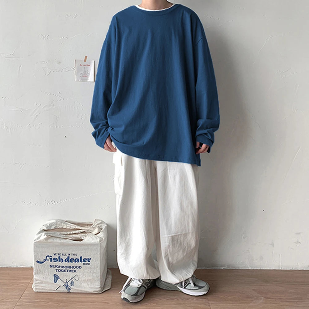 Men’s Oversized Cotton T-Shirt Comfortable & Stylish | The Crew