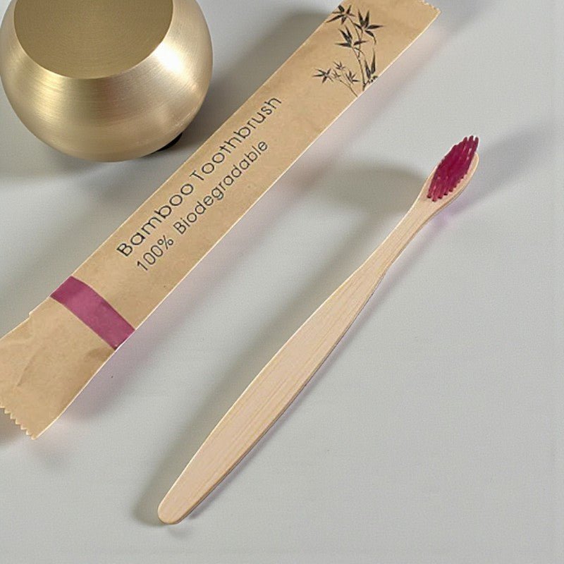 10 - Pack Bamboo Charcoal Toothbrushes Soft Bristles - The Crew