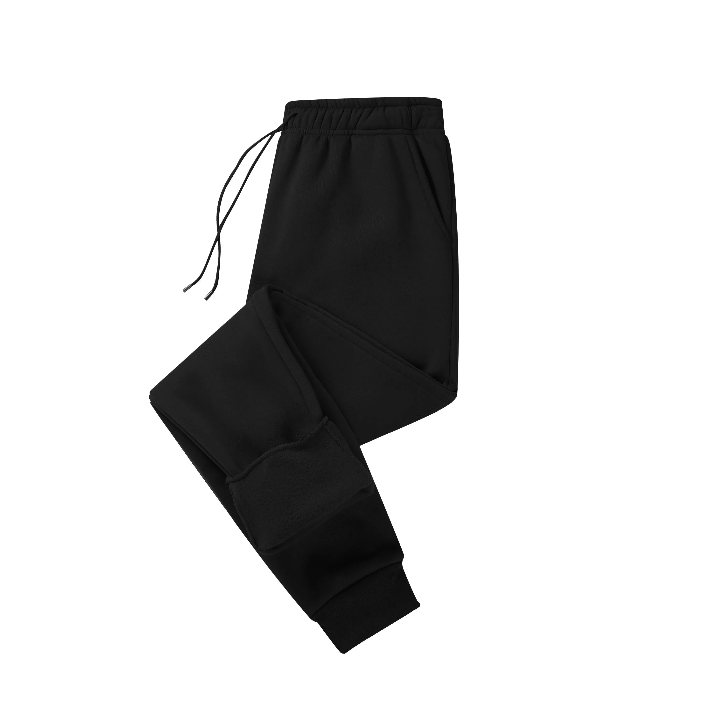 Black Men’s Fleece Jogger Pants – The Crew