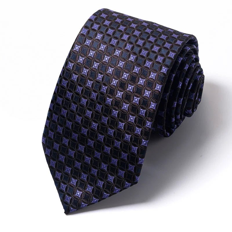 Striped Wedding Tie for Men | Elegant Office Style - The Crew