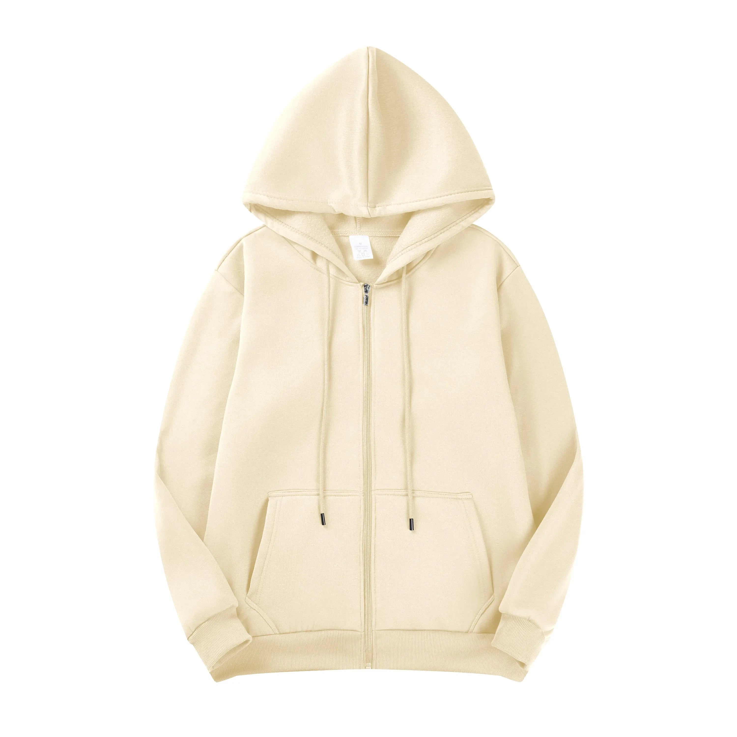 Cream Beige Men’s Retro Hoodie – The Crew