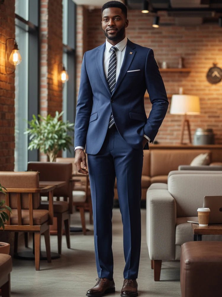 Men’s Premium Slim Fit Suit – Modern Formalwear - The Crew