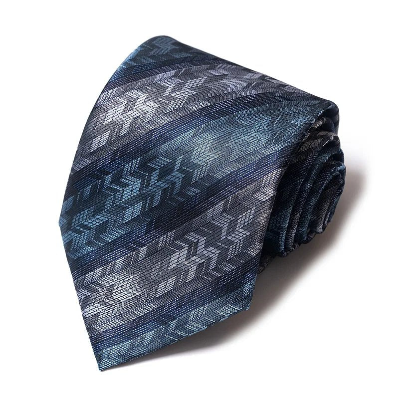 Striped Wedding Tie for Men | Elegant Office Style - The Crew