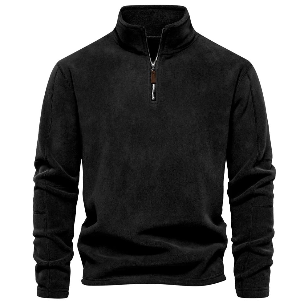 Men’s Warm Fleece Jacket – Cozy Lightweight Winter Layer