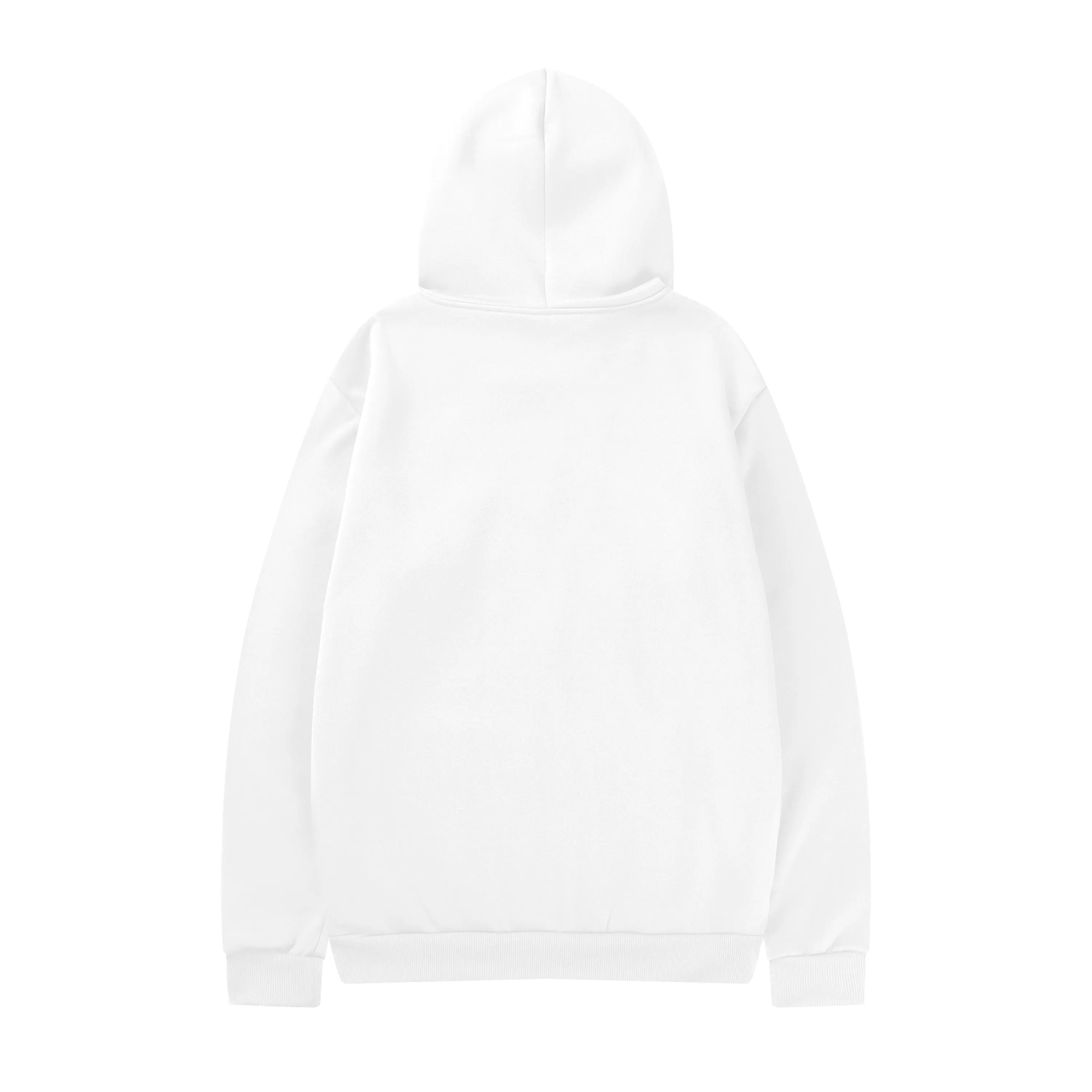 White Men’s Retro Hoodie Clean Look – The Crew