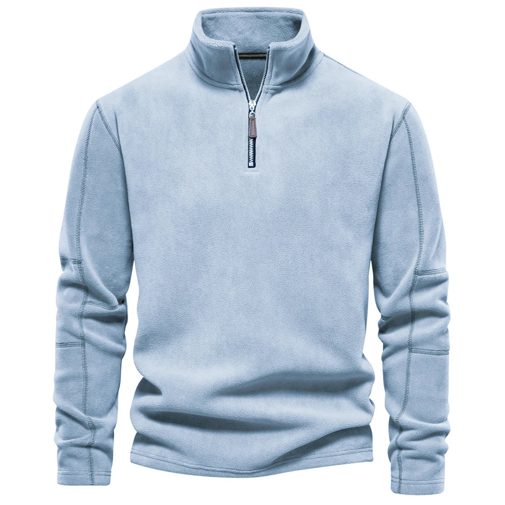 Men’s Warm Fleece Jacket – Cozy Lightweight Winter Layer