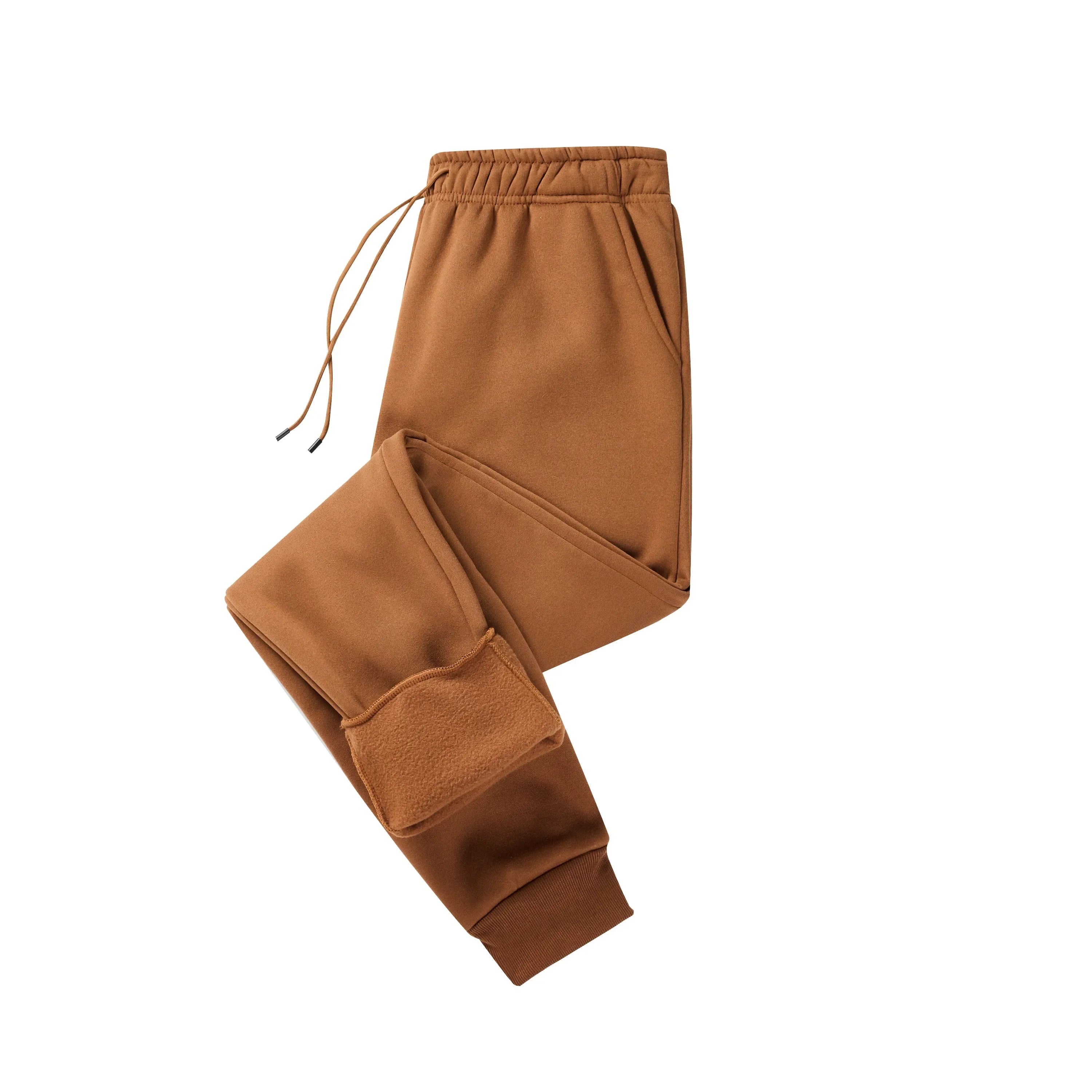 Brown Men’s Fleece Jogger Pants – The Crew
