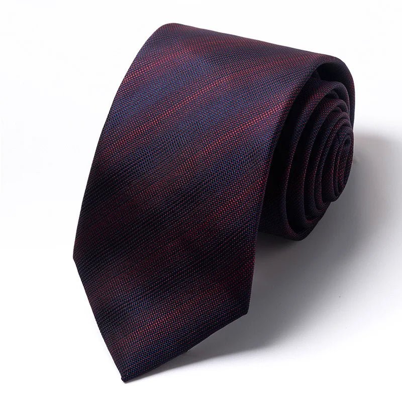 Striped Wedding Tie for Men | Elegant Office Style - The Crew