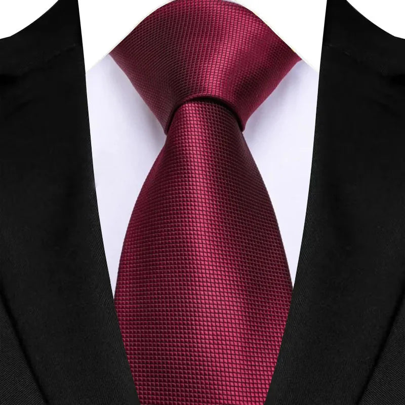 Men’s Dark Red Floral Tie Wedding – The Crew