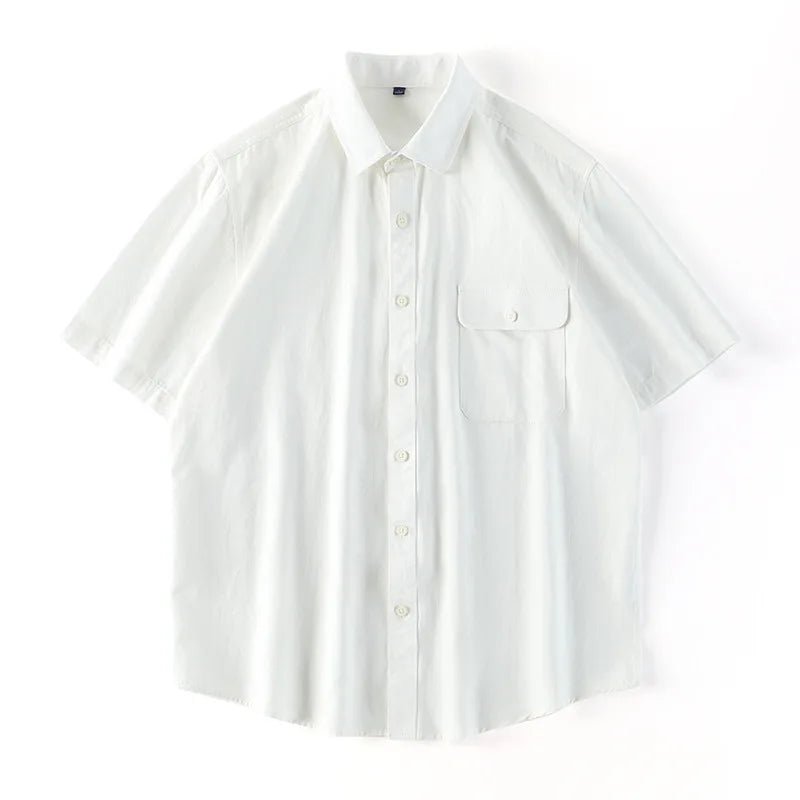 Men’s Japanese Cotton Casual Shirt – Lightweight Everyday Style - The Crew