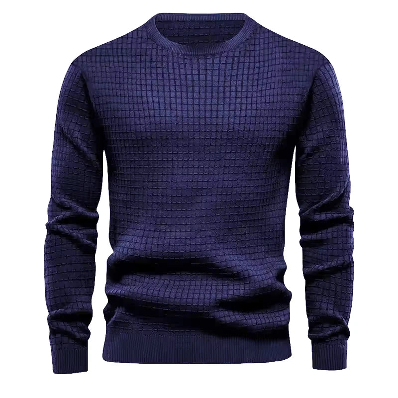 Dark Blue Men’s Crew Neck Sweatshirt – The Crew