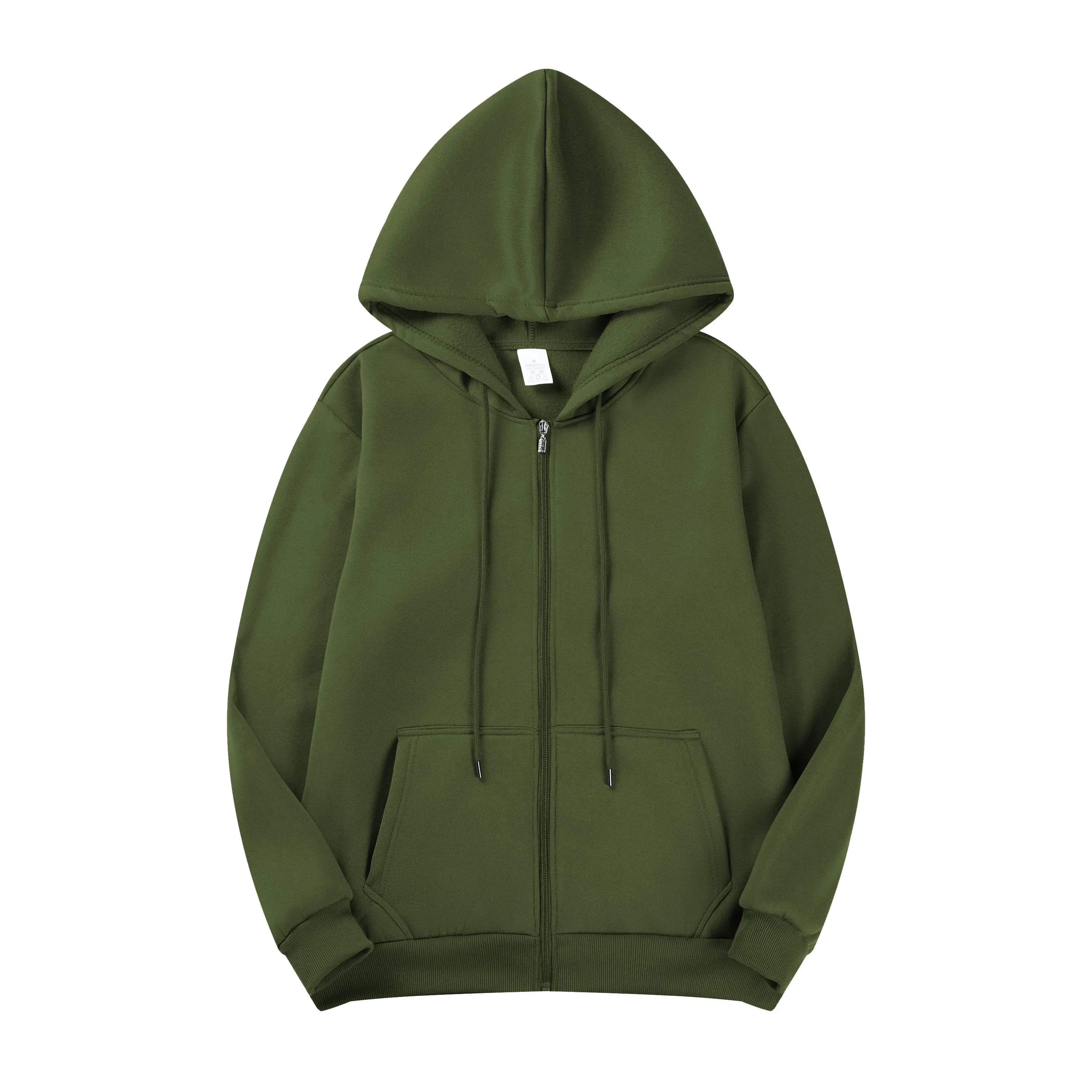 Army Green Men’s Retro Hoodie – The Crew