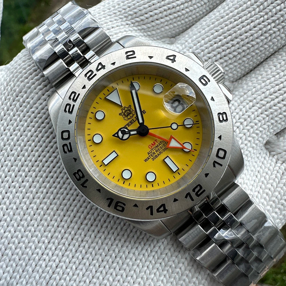 STEELDIVE SD1992 GMT Automatic Watch Durable Style | The Crew